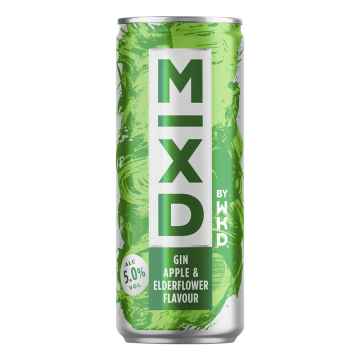 WKD Mixd Apple Elderflower & Gin Premix 250ml
