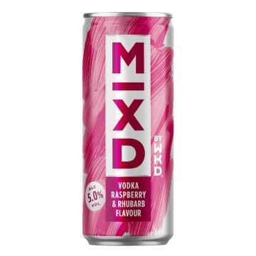 Smirnoff Mixed Raspberry Rhubarb & Vodka Premix 250ml