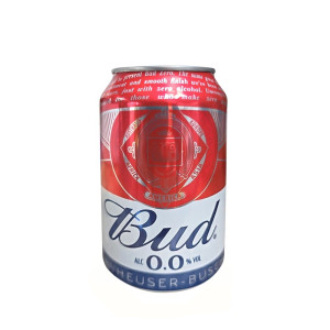 Budweiser 0.0 Alcohol Free Lager 24x 330ml