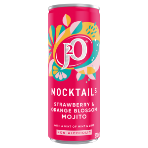 J2O Mocktails Strawberry & Orange Blossom Mojito 12x 250ml