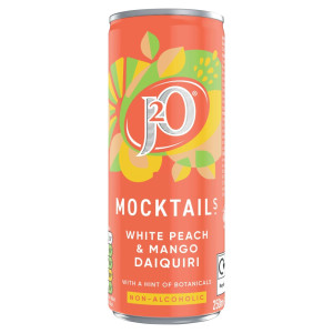 J2O Mocktails White Peach & Mango Daiquiri 12x 250ml