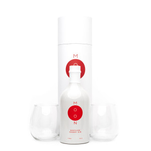 Moon Gin Gift Pack 70cl with box and glasses