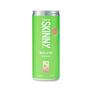 Skinny Mojito with Rhubarb 250ml