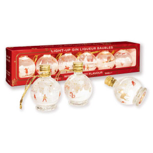 Snow Globe Orange & Gingerbread Gin Liqueur 6x 5cl Miniature Pack