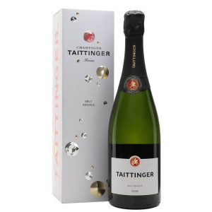 Taittinger Reserve Brut Champagne 75cl Gift Box