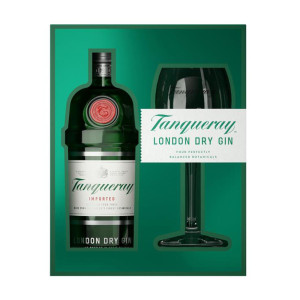Tanqueray London Dry Gin 70cl Gift Pack