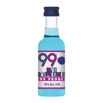 99 Blue Raspberry Flavoured Shot 5cl Miniature