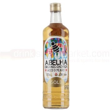 Abelha Gold 3 yo Organic Cachaca 70cl 38% ABV