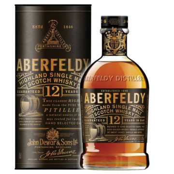Aberfeldy 12 Highland Single Malt Scotch Whisky 70cl 