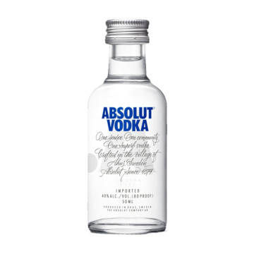 Absolut Blue Vodka 5cl Miniature