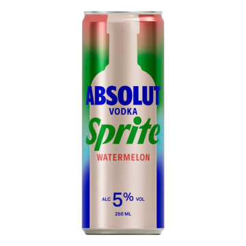 Absolut Vodka & Sprite Watermelon Premix 250ml