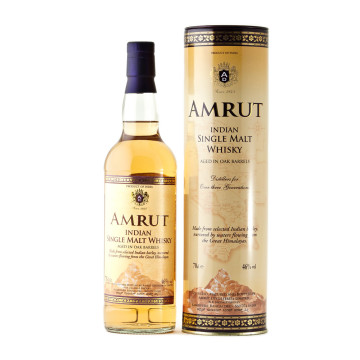 Amrut Indian Single Malt Whiskey 70cl 46% ABV