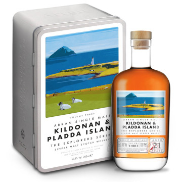 Arran Kildonan & Pladda Island 21 Year Whisky 70cl