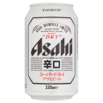Asahi Super Dry Premium Lager 24x 350ml Cans