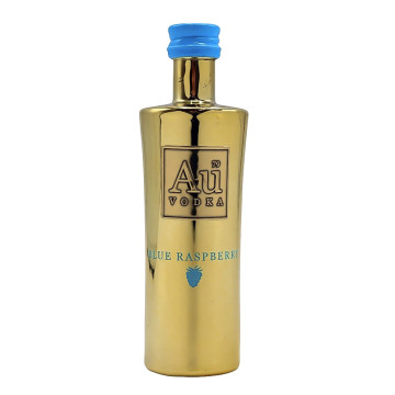 Au Blue Raspberry Vodka 5cl Miniature