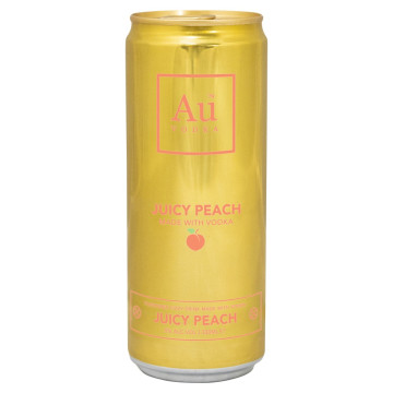 Au Vodka Juicy Peach Premix 330ml