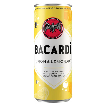 Bacardi Limon & Lemonade Premix 250ml