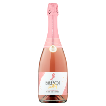 Barefoot Bubbly Pink Moscato Wine 75cl