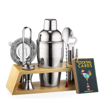 Bartender Kit with Wood Stand