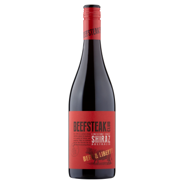 Beefsteak Club Beef & Liberty Shiraz Red Wine 75cl