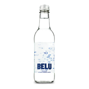 Belu Sparkling Water 24x 330ml Glass Bottle