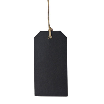 Black Gift Tag