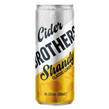 Brothers Classic Lemon Shandy 24x 330ml Cans
