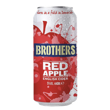 Brothers Red Apple Cider 24x 440ml Cans