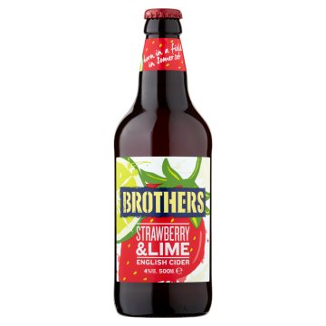 Brothers Strawberry & Lime Cider 12x 500ml