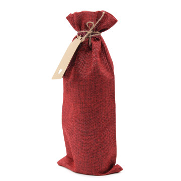 Burgandy Bag with Gift Tag