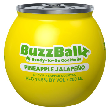 BuzzBallz Pineapple Jalapeno Spicy Pineapple Cocktail 200ml