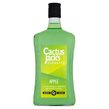 Cactus Jacks Apple Sour Schnapps 75cl