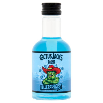 Cactus Jack Electric Blue Raspberry Schnapps 5cl Miniature