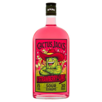 Cactus Jack Strawberry & Lime Sour Schnapps 70cl