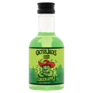 Cactus Jack Wicked Green Apple Sour Schnapps 5cl Miniature