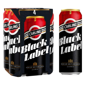 Carling Black Label Lager 24x 568ml Pint Cans