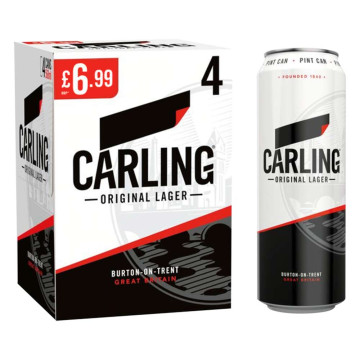 Carling Original Lager 24x 568ml Pint Cans