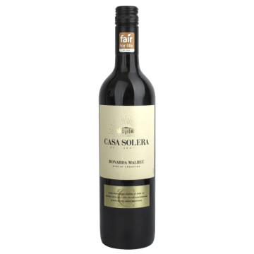 Casa Solera De Argentina Bonarda Malbec Red Wine 75cl