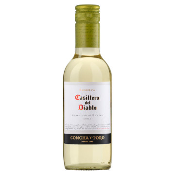 Casillero del Diablo Sauvignon Blanc Chilean White Wine 187ml Single Serve Miniature Bottle 13.5%