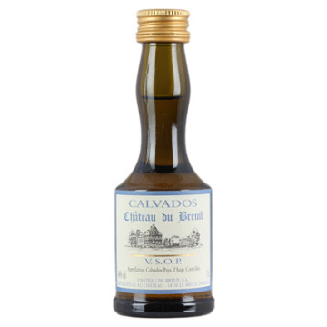 Chateau Du Breuil Calvados VSOP Pays D'Auge French Brandy 3cl Miniature