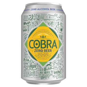 Cobra Zero Premium Alcohol Free Beer 24x 330ml Cans