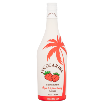 Coco Cariba Rum & Strawberry Liqueur 70cl