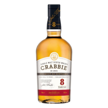Crabbie 8 Year Whisky 70cl