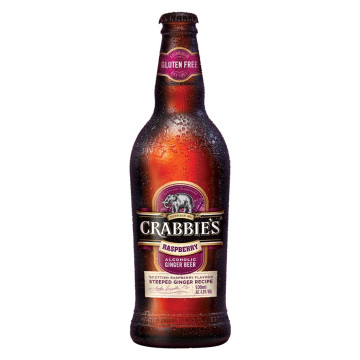 Crabbies Raspberry Ginger Beer 8x 500ml