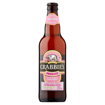 Crabbies Rhubarb Ginger Beer 500ml