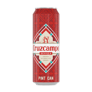 Cruzcampo Sevilla Lager 24x 586ml Pint Cans