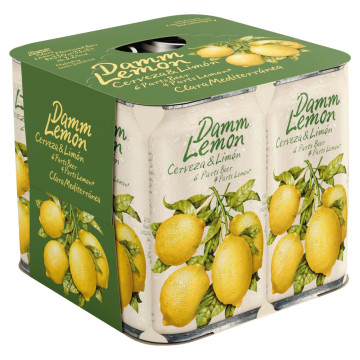 Damm Lemon Beer 24x 330ml Cans