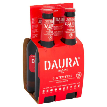Daura Damm Gluten Free Beer 4x 330ml