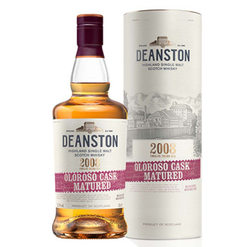 Deanston 12 Year 2008 Oloroso Cask Whisky 70cl