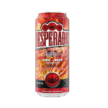 Desperados Red Premium Tequila & Guarana Lager 24x 500ml Cans